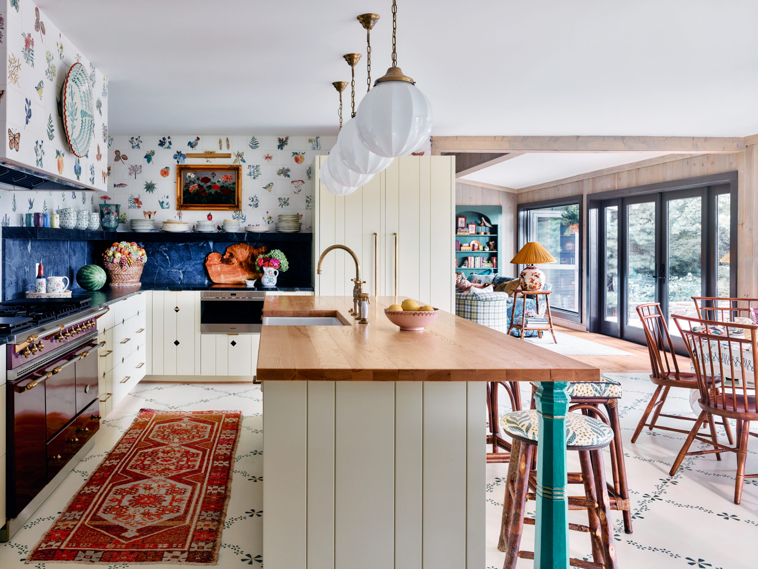 Allison Welch Blue Ridge Mountain home designed by Charlotte Lucas