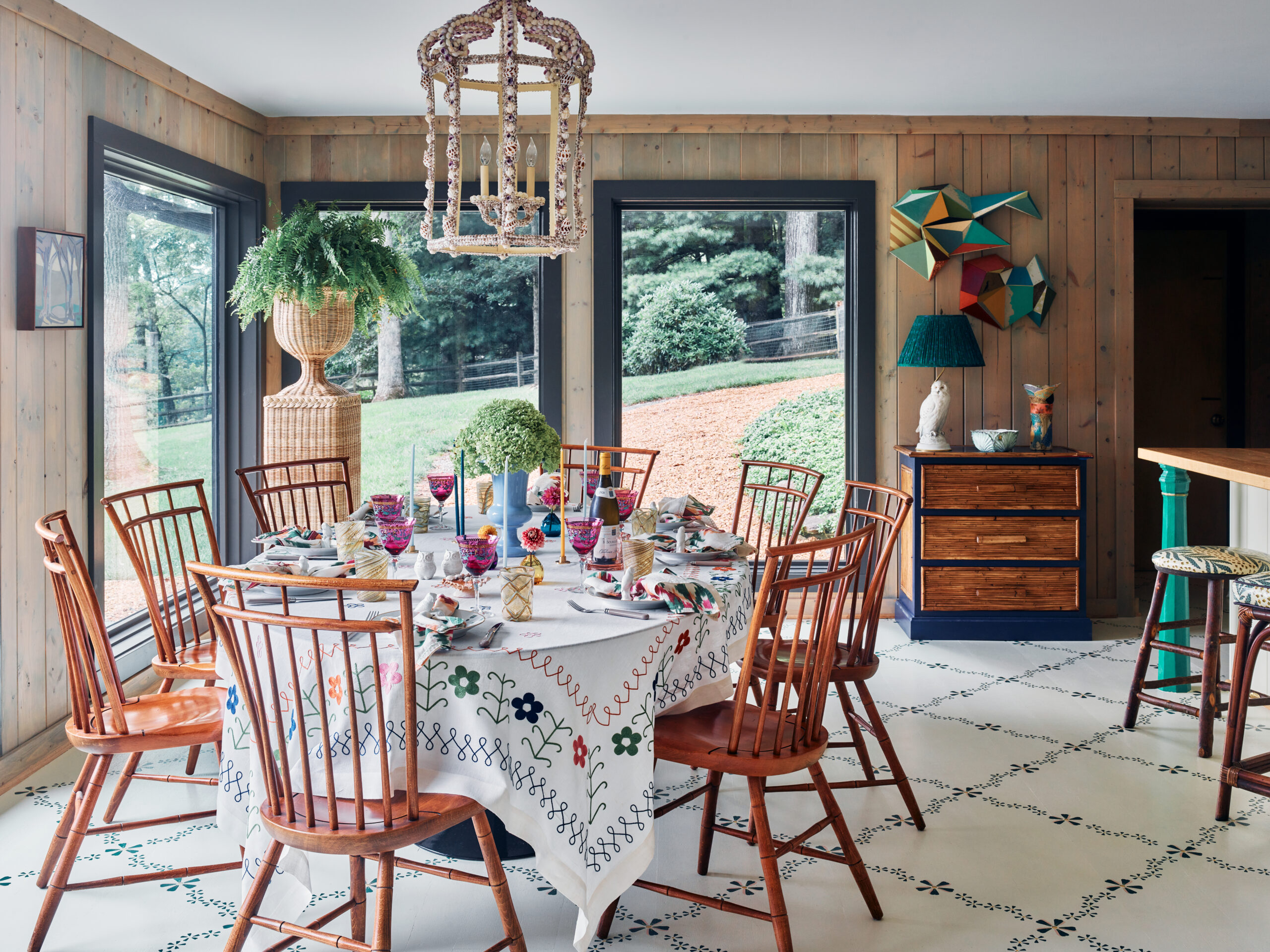 Allison Welch Blue Ridge Mountain home designed by Charlotte Lucas