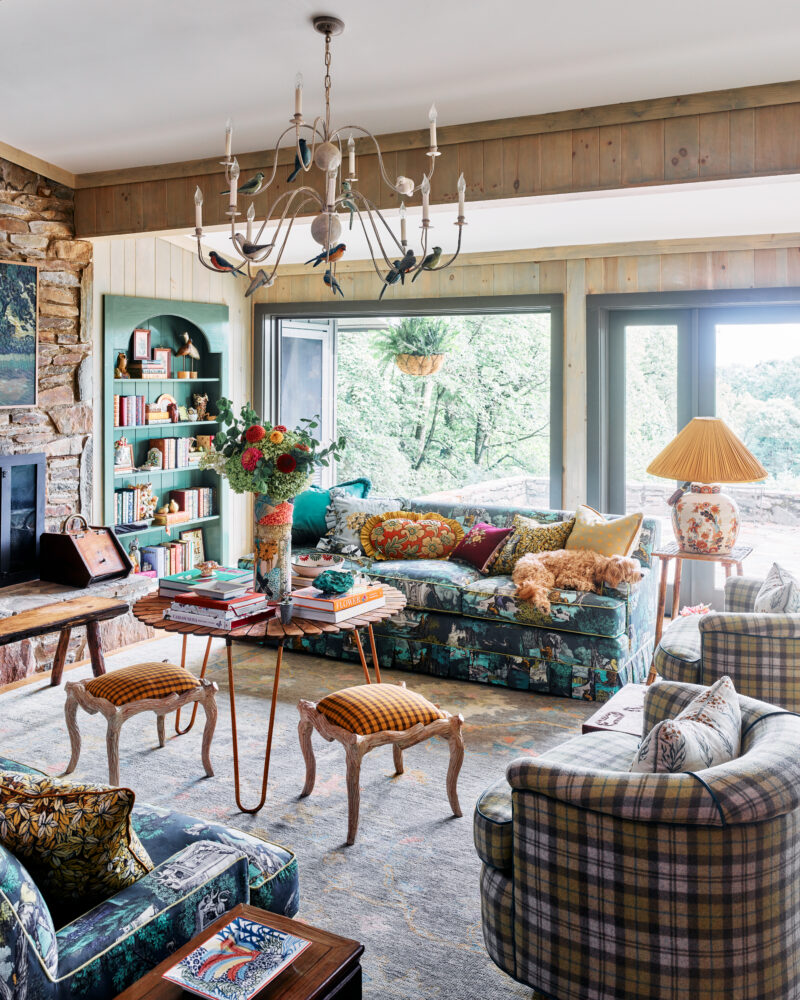 Allison Welch Blue Ridge Mountain home designed by Charlotte Lucas