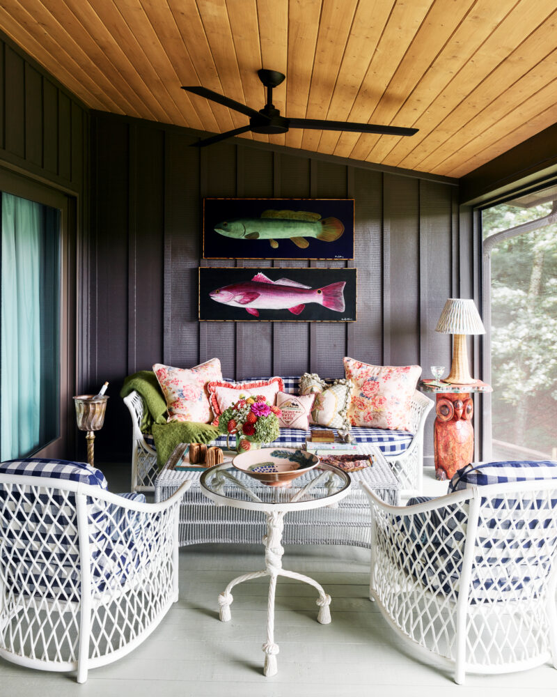 Allison Welch Blue Ridge Mountain home designed by Charlotte Lucas
