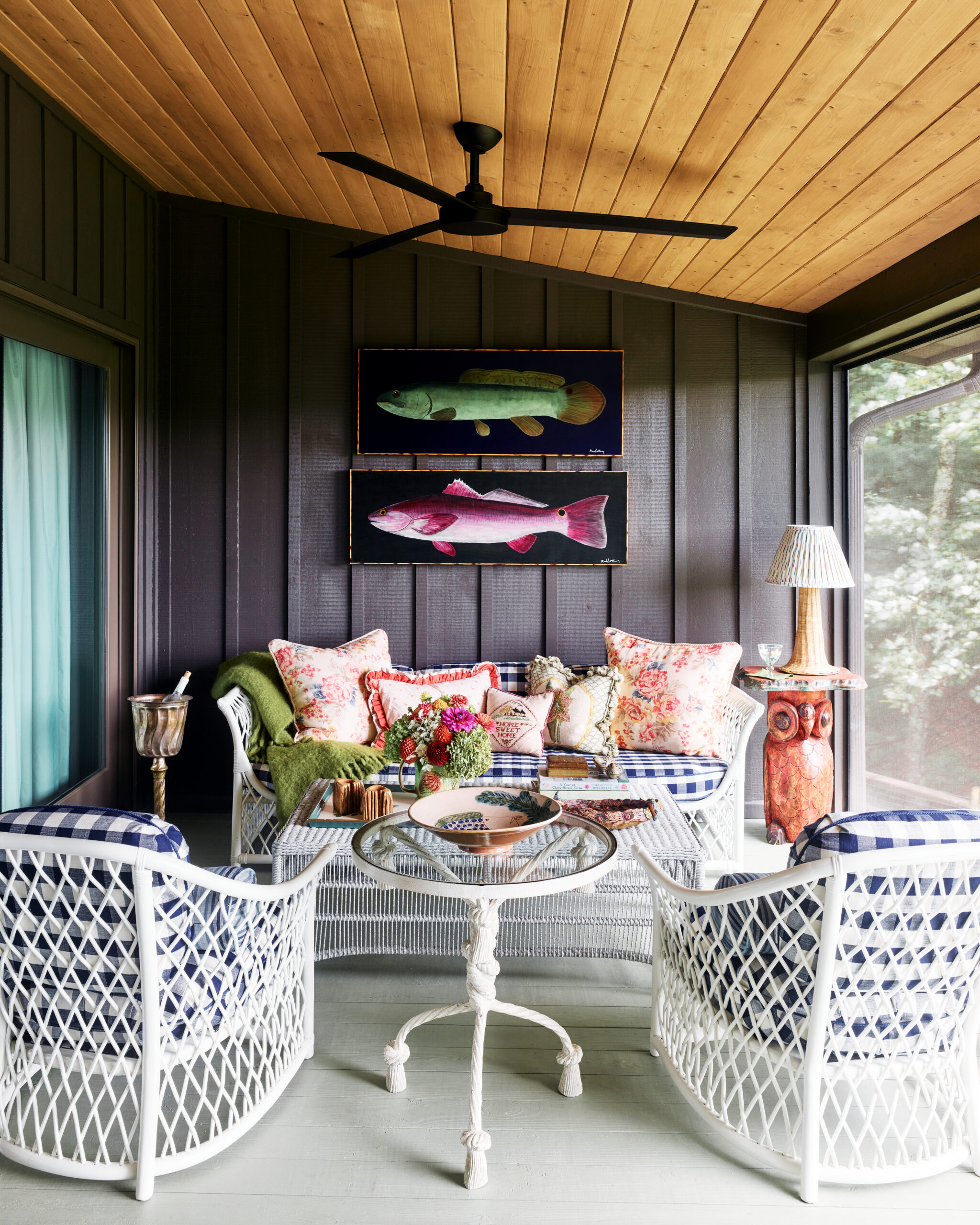 Allison Welch Blue Ridge Mountain home designed by Charlotte Lucas